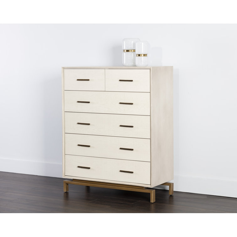 Sunpan Modern Valencia 6 Drawer Dresser Perigold